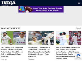 'indiafantasy.com' screenshot