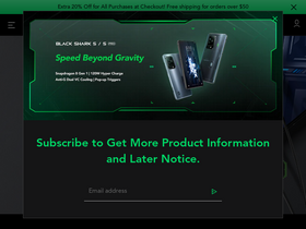 'blackshark.com' screenshot