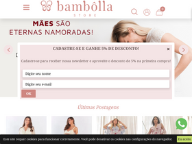 bambolla.com.br homepage screenshot