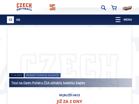 'softball.cz' screenshot