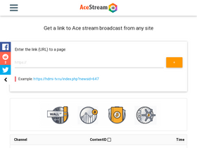 'acestreamid.com' screenshot