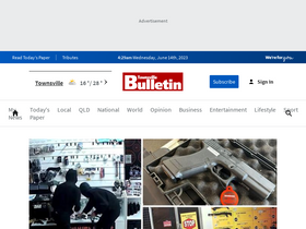 'townsvillebulletin.com.au' screenshot