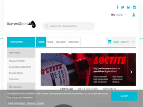'filament2print.com' screenshot