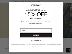 'lagence.com' screenshot