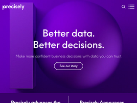 'precisely.com' screenshot