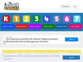 'safekidgames.com' screenshot