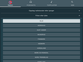 'radio-norge.org' screenshot