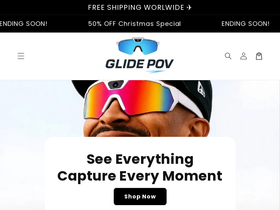 Glide POV website screenshot