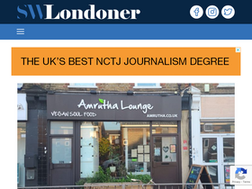 'swlondoner.co.uk' screenshot