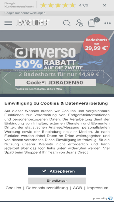 Jeans Direct De 分析 市场份额统计与流量排名