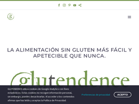 'glutendence.com' screenshot