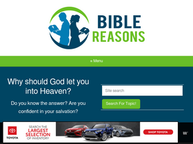 'biblereasons.com' screenshot