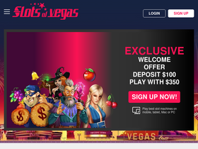 'slotsofvegas.com' screenshot