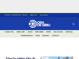 'oradesibiu.ro' screenshot