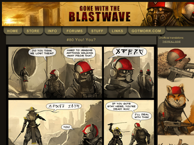 'blastwave-comic.com' screenshot