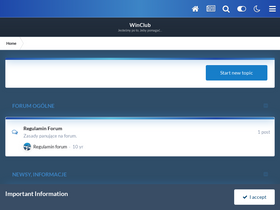 'winclub.pl' screenshot
