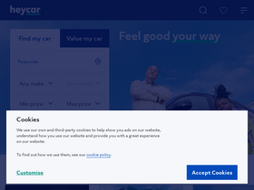 'heycar.co.uk' screenshot