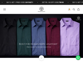 themanatomy.com homepage screenshot
