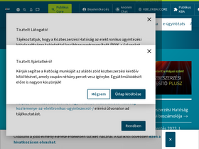 'kozbeszerzes.hu' screenshot