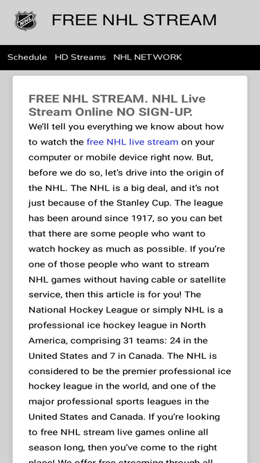NHL66 - Free NHL Live Stream 2023