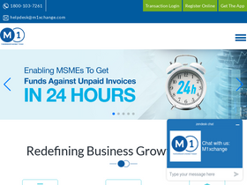'm1xchange.com' screenshot
