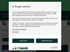 'taenk.dk' screenshot