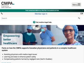 'cmpa-acpm.ca' screenshot