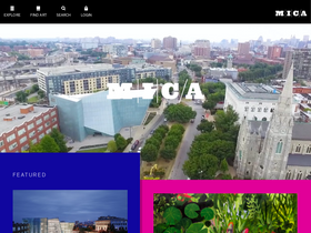 'mica.edu' screenshot