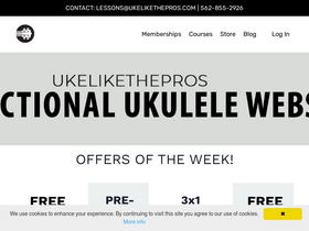 'ukelikethepros.com' screenshot