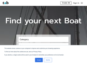 'tradeaboat.com.au' screenshot