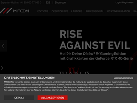 'mifcom.de' screenshot