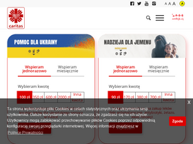 'caritas.pl' screenshot