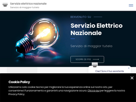 'servizioelettriconazionale.it' screenshot