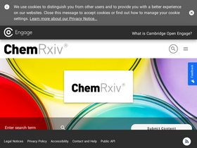 'chemrxiv.org' screenshot