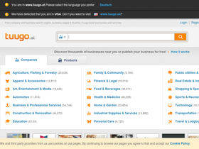 'tuugo.at' screenshot