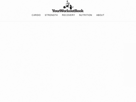 'yourworkoutbook.com' screenshot