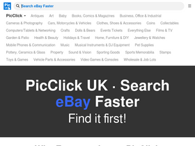 'picclick.co.uk' screenshot