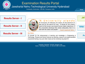 'jntuhresults.in' screenshot