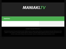 'maniaki.tv' screenshot