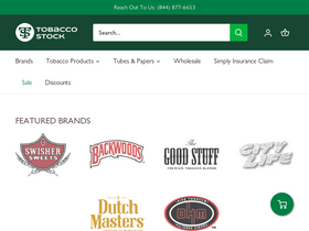 'tobaccostock.com' screenshot