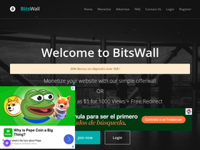 'bitswall.net' screenshot