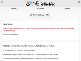 'fzstudios.app' screenshot