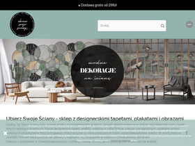 'ubierzswojesciany.pl' screenshot