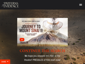 'patternsofevidence.com' screenshot