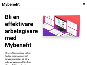 'mybenefit.se' screenshot