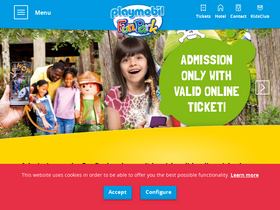 'playmobil-funpark.de' screenshot