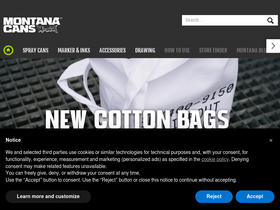 'montana-cans.com' screenshot