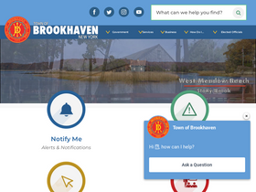 'brookhavenny.gov' screenshot