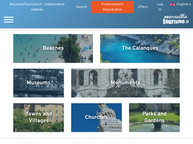'marseilletourisme.fr' screenshot