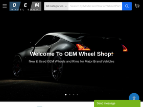 oemwheelshop.com homepage screenshot
